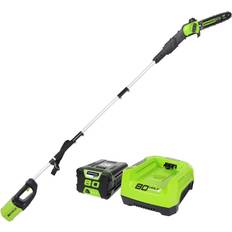 Greenworks PRO 80V 10 in. Brushless Pole Saw W/2.0 Ah Battery PS80L210