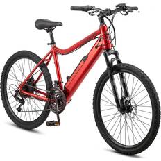 26 inch mountain bike Electric Bikes Schwinn Healy Ridge Mountain E-Bike Adult Red 26' Red