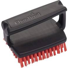 Cleaning Equipment Char-Broil Safer Hand-Held Cool Clean Nylon Bristle Brush Red