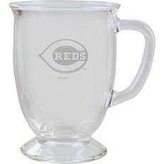 Fanartikel Rosenthal Cincinnati Reds Etched Cafe Mug