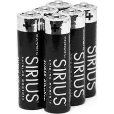 Batteri aaaa Batterier & Ladere Sirius batterier 6 stk. AAAA
