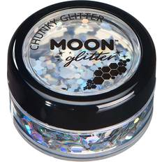 Body Makeup Moon Creations Holografisk Chunky Glitter Sølv