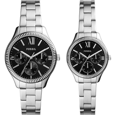 Fossil His and Her Multifunction Stainless Steel Watch Set (BQ2644SET)