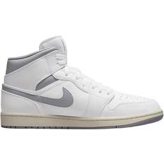 Nike Air Jordan 1 Mid M - White/Stealth Grey