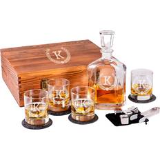 Glass Carafes, Jugs & Bottles Froolu Personalized Whiskey Carafe 5