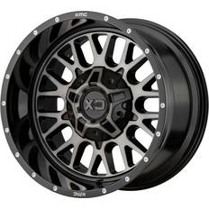 18" - Gray Car Rims Wheels 20 Black with Gray Tinted XD842 Snare Wheel XD84221035318N