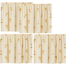 Gardiner HoppeKids Ole Lukoie Curtain for Half High Bed Yellow