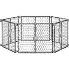 Home Safety Regalo 2-in-1 Plastic Play Yard & Safety Gate