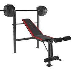 Exercise Benches & Racks CAP Strength Standard Bench with Weight Set 45kg