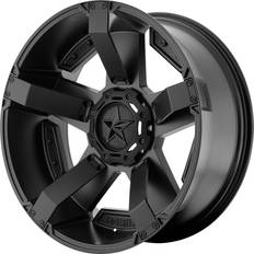 17" - Black Car Rims XD Wheels XD811 Rockstar II Matte Black 17x9 5/127 ET12 CB78.3