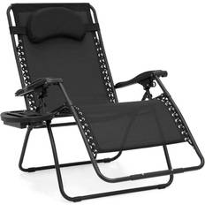 Reclining camping chair Camping Best Choice Products Reclining Zero Gravity Chair Lounger