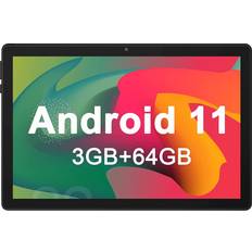 NORTH BISON Android 11.0 Tablet, 10 inch Tablet, 3GB RAM 64GB ROM, 512GB Expand, Android Tablet with Dual Camera, WiFi, Bluetooth, HD Touch Screen, Google GMS Certified