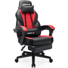 Footrests Gaming Chairs BOSSIN Modern Gaming Chair - Red