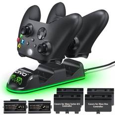 Xbox series x charge Charging Stations OIVO Xbox Series X/S/One Controller Charger Station - Black