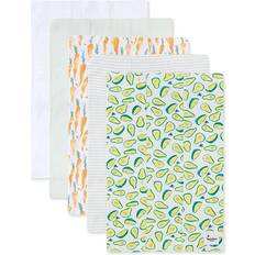 Burt's Bees Baby Cloth Diapers Burt's Bees Baby Organic Burp Cloth (5 Pack) in Carrots/Avocados