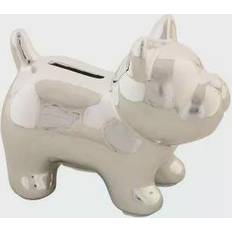 Sølv Sparebøsser Dkd Home Decor "Sparbössa Barn Hund Dolomite 14 11,4 cm"