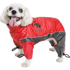 Pet Life The Touchdog Quantum-Ice Full-Bodied Adjustable and 3M Reflective Dog Jacket