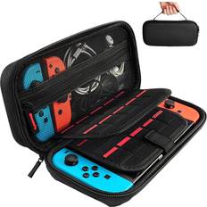 Nintendo switch carrying case Daydayup Nintendo Switch/Switch OLED Carrying Case - Black