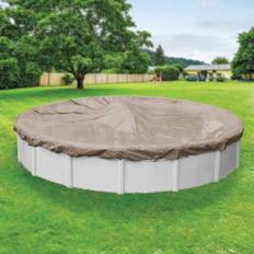 Pool Mate Swimming Pools & Accessories Pool Mate 12 Sandstone Winter Covers for Above-Ground Pools