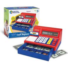 Plastic Shop Toys Learning Resources Pretend & Play Calculator Cash Register 73pcs