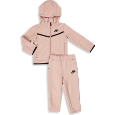 Nike tech fleece jacket Children's Clothing Nike Kid's Sportswear Tech Fleece Jacket & Pants Set - Pink Oxford (86H052)