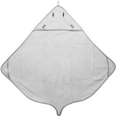 Ubbi Baby Towels Ubbi Stingray Hooded Towel In Grey Grey Hooded Towel