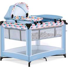 Dream On Me Baby Nests & Blankets Dream On Me Lilly Deluxe Playard In Bubblegum Bubblegum Playard