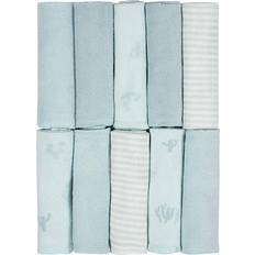 Just Born Baby 10-Pack Washcloths, Blue