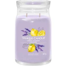 Lila Duftkerzen Yankee Candle Lemon Lavender Violet Duftkerzen 567g