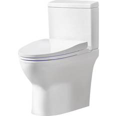 Bidets OVE Decors Wilma Elongated Electric Bidet Toilet in White