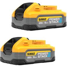 Batteries - Power Tool Batteries Batteries & Chargers Dewalt 2-Pack 20V MAX POWERSTACK 5.0Ah Battery