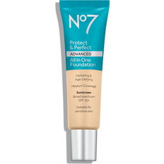 No7 Foundations No7 Protect & Perfect ADVANCED All in One Foundation 8 Honey