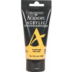 Grumbacher Academy Acrylics Yellow Ochre, 75 ml tube