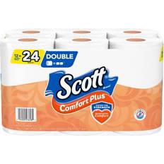 Toilet & Household Papers Scott Comfort Plus Double Roll Toilet Paper 12-pack