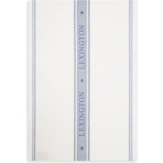 Håndklær Lexington Icons Jacquard Kjøkkenhåndkle Blå, Hvit (70x50cm)
