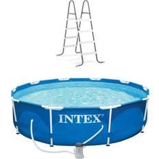Pool 10ft Intex Round Metal Frame Pool Set Ø3x0.8m