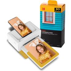 Portable Printer Printers Kodak Dock Plus 4x6 Instant Photo Printer 80 Sheet Bundle (2022 Edition)
