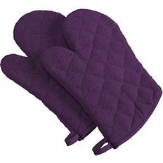 Pot Holders DII Terry Oven Mitts, 2ct. Pot Holder Purple
