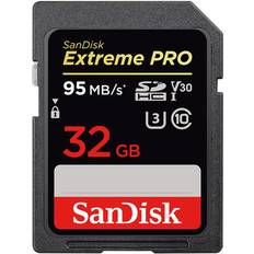 Sandisk extreme pro 32gb sdhc memory card SanDisk 32GB Extreme PRO UHS-I U3 V30 SDHC Memory Card