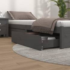 vidaXL Bed Drawers 4 Solid Wood Pine