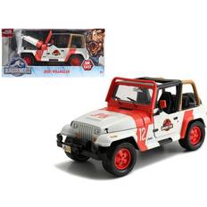 Jeeps Jada Jurassic World 1:24 Scale 1992 Jeep Wrangler Race Car Play Vehicle