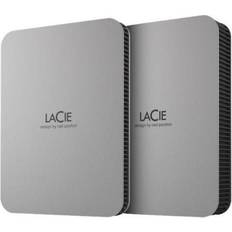 Lacie portable ssd LaCie Mobile Drive STLR5000400 Apple Exclusive hard drive 5 TB USB 3.2 Gen 1 Ekstern Harddisk 5 TB Grå Bestillingsvare, 6-7 dages levering
