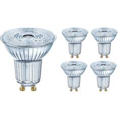 LEDVANCE Osram Parathom LED GU10 Spot Clear 4.5W 350lm 927 Extra Warm White Dimmable Best Colour Rendering Set of 5 Replaces 50W