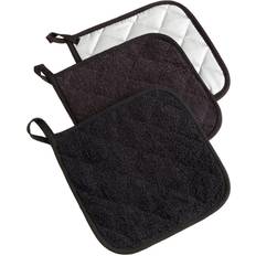 DII Imports Terry Pot Holder Black