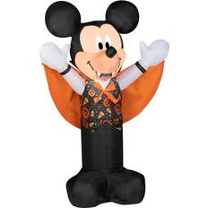 Inflatable Decorations National Tree Company 42" Vampire Mickey Mouse Led Inflatable Halloween