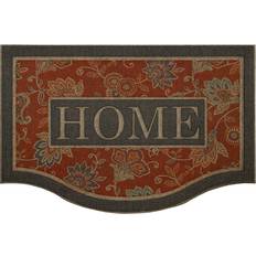 Red Entrance Mats Mohawk Home Cozy Jacobean Multicolor, Red 24x36"