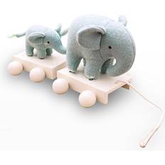Pull Toys Kid's Elephant Pull Toy Blue