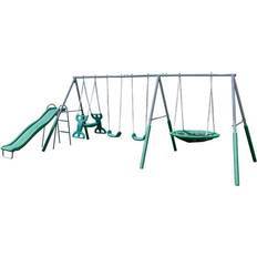Metal swing set with slide • Compare best prices »