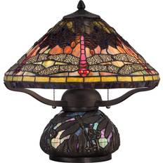 Tiffany Lamps Table Lamps QUOIZEL Copperfly Bronze