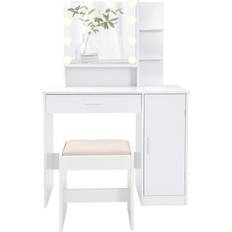 Usikey Makeup Vanity Dressing Table 15.7x35.4"